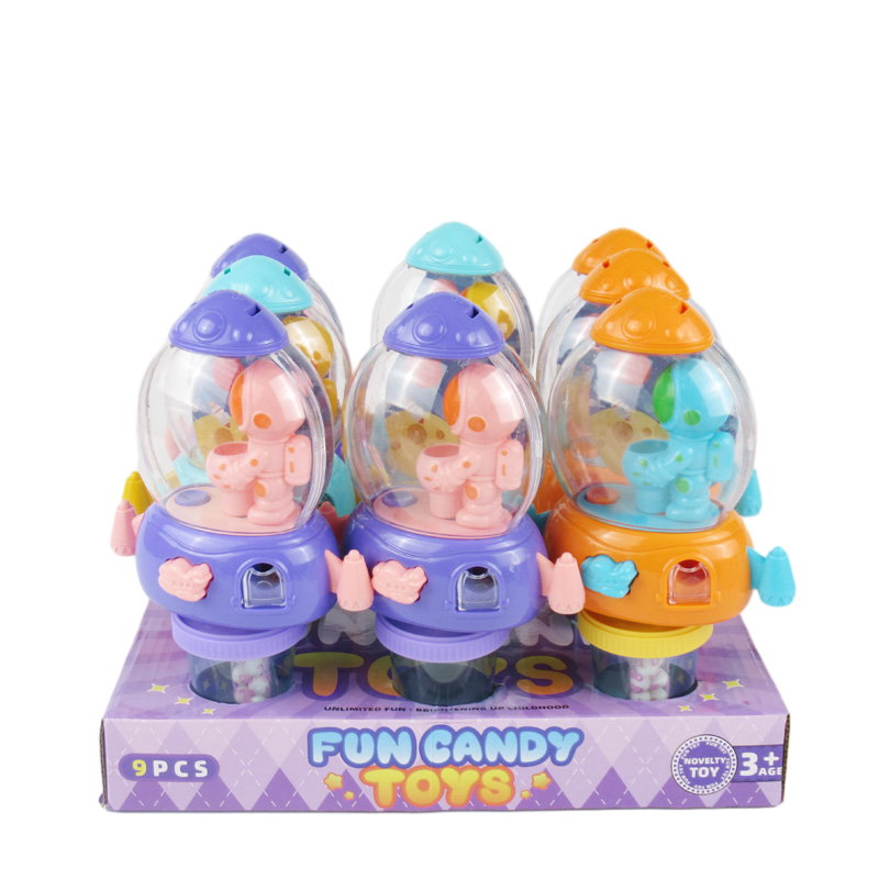 candy toy with rocket